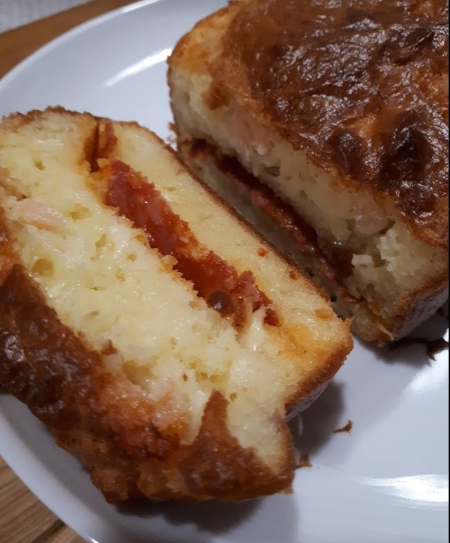 Cake saumon chorizo