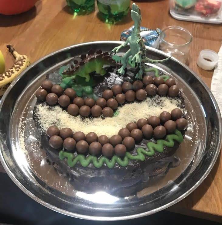 Gâteau dino