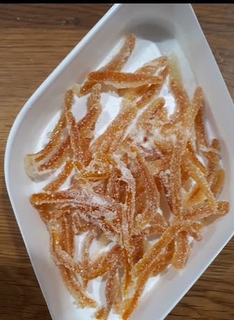 Orangettes au sucre