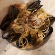 Spaghetti aux fruits de mer