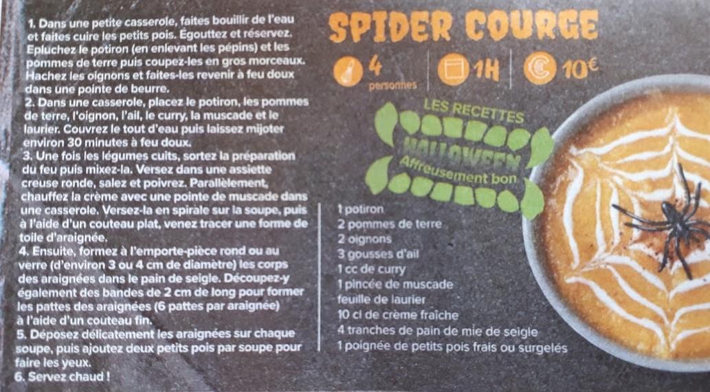 Spider courge