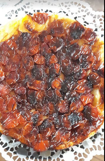 Tatin de tomates cerises